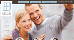 Desktop Screenshot of mickfamilydental.com